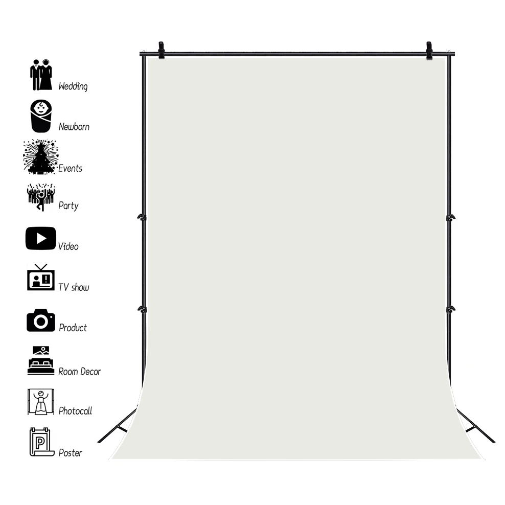 Photography Backgrounds Solid White Scene Photo Studio Portrait Backgrounds YouTube Video Shooting Props DIY Photo Banners