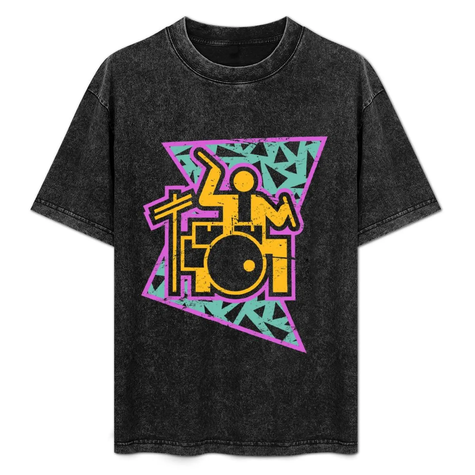 

Rad 90s Drummer T-Shirt Minimal Art Print T-Shirt