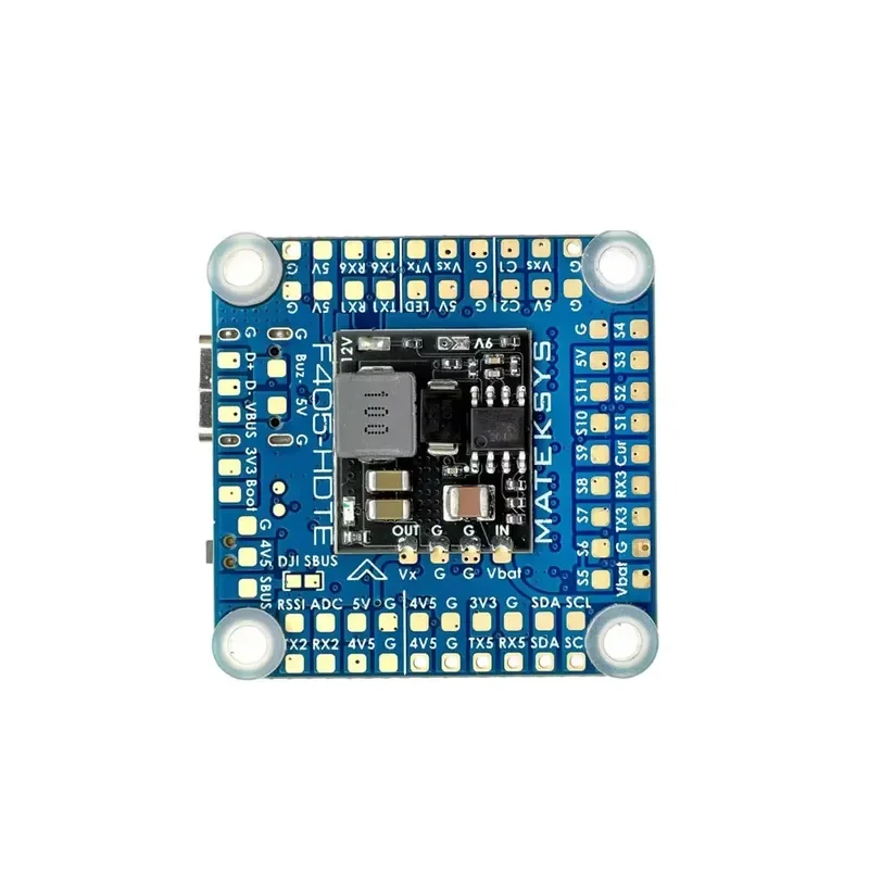 Hot Sale Mateksys F405-HDTE 9~16V BEC OSD Blackbox F4 Plastic Flight Controller for RC Airplane Fixed-Wing