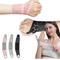 2PCS Fashion Wrist Brace for Carpal Tunnel Relief Light Support Compression Adjustable Wrist Guards Fit Right Left Hand for Work
