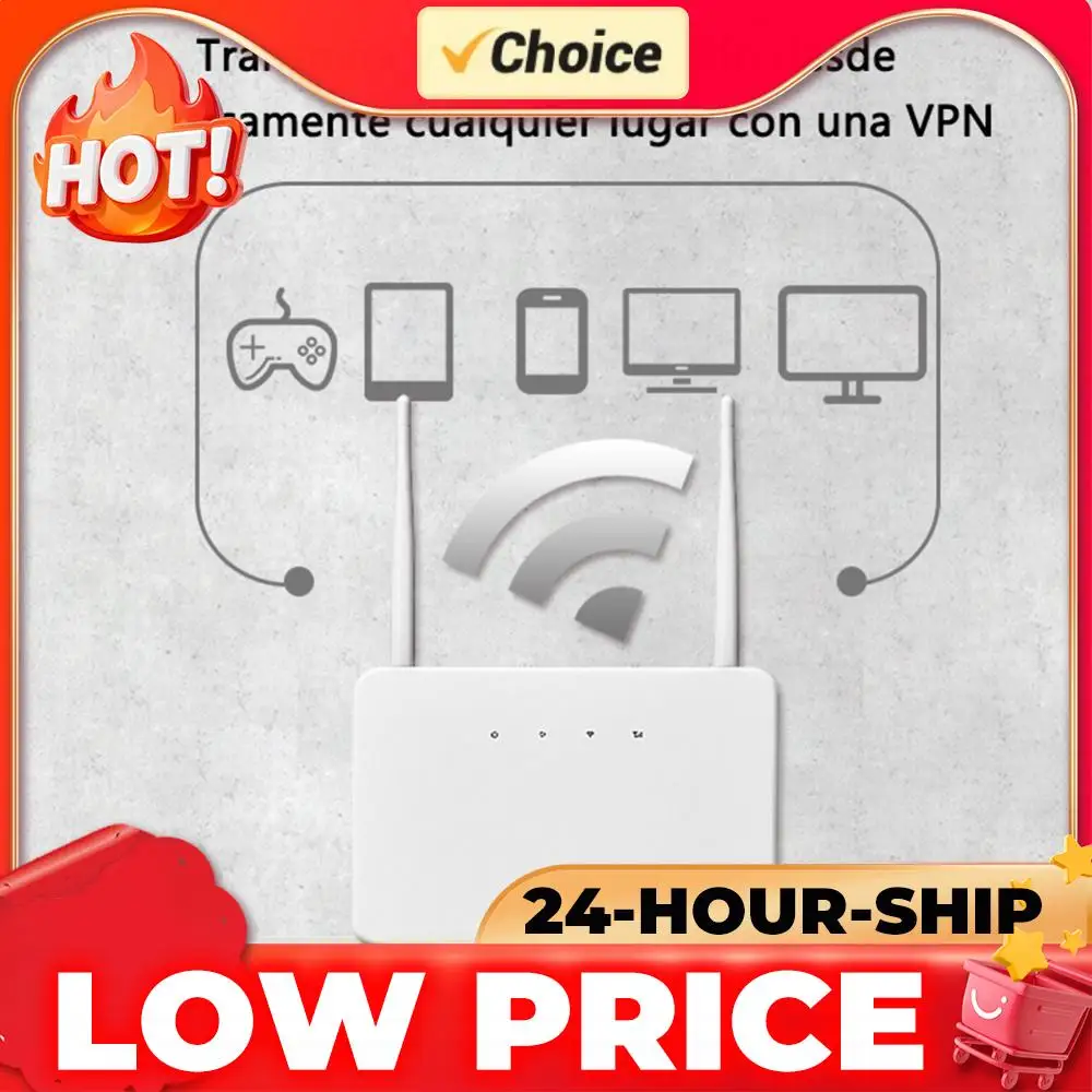 

4G LTE CPE Router Modem 300Mbps 4G Router Wireless Modem External Antenna with Sim Card Slot Internet Connection