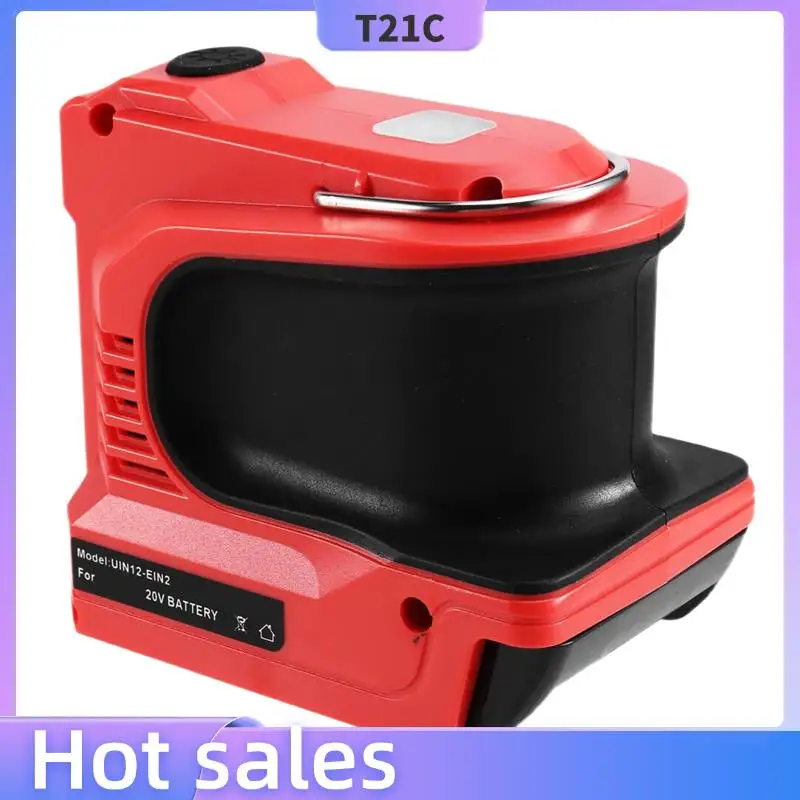 

T21C Inverter Power Station 220W Inverter Converter For 18V Li- Battery Including LED Light EU PLUG