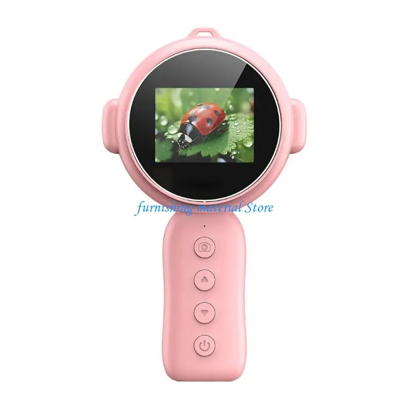 Y5GD Digital Microscope Glass with Lights Educational Science Toy 500x Magnification Handheld Pocket Microscopes