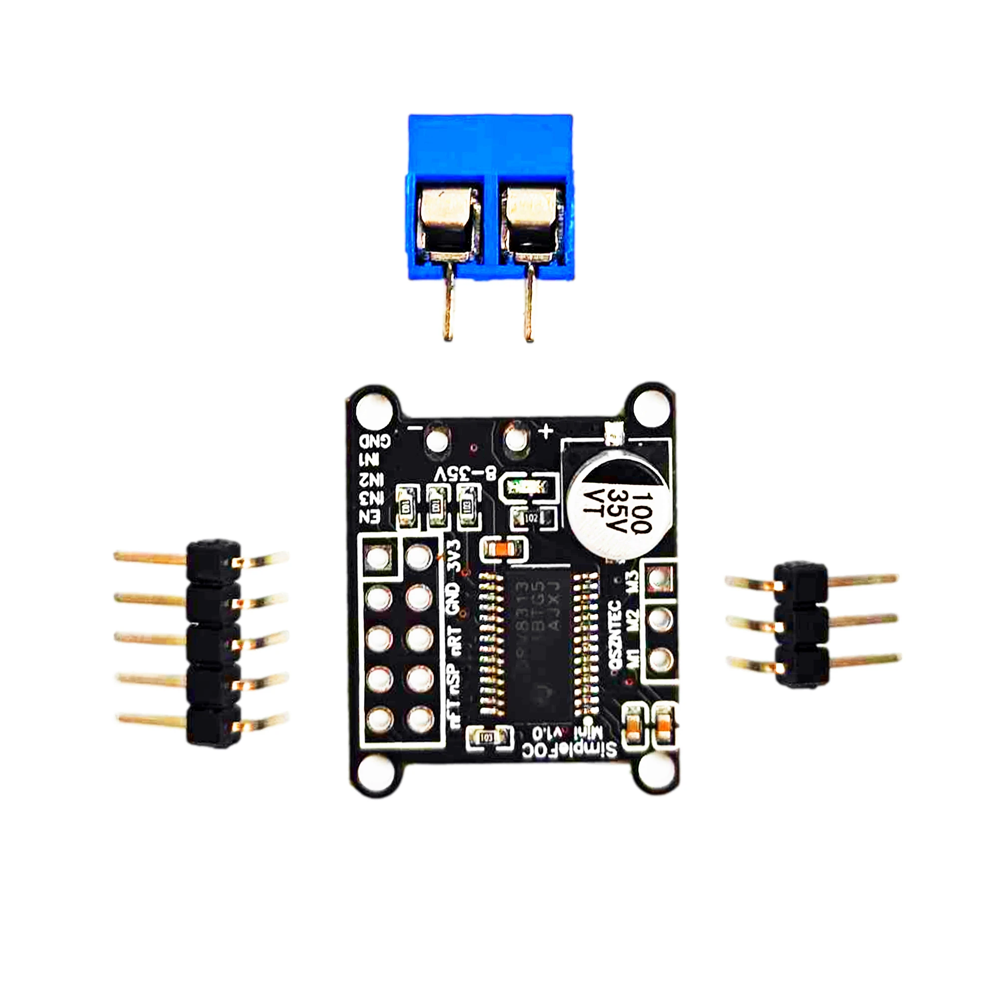 DC bezszczotkowy silnik DRV8313 prosty FOC Mini v1.0 płyta sterownicza sterowany FOC Driver SVPWM DC 8-30V moduł