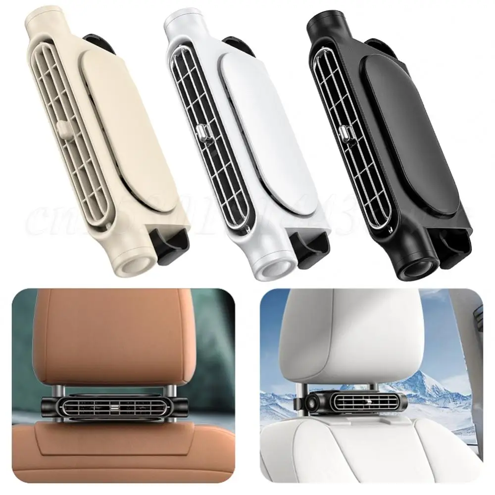 

Portable Car Seat Fan 3 Speeds Adjustable Car Headrest Cooling Air Fan USB Powered Rear Seat Ventilator Summer Car Accessories
