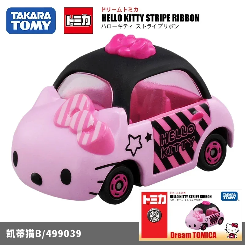 Original Takara Tomy Tomica Alloy Car Model Transformers Toys Action Figure Transformers Robot Hello Kitty Car Toys for Children