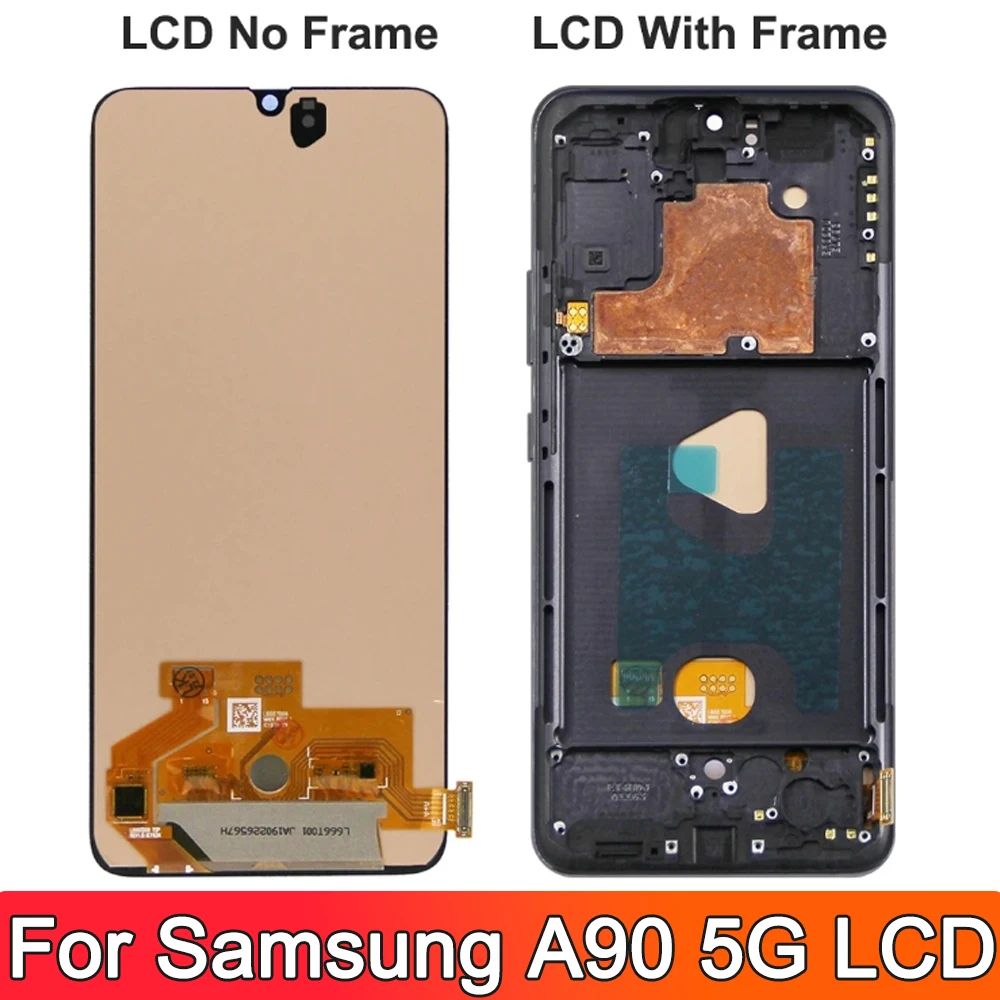 OLED For Samsung A90 5G LCD Replacement Parts, Display Touch Screen For Samsung A908B A908N A908 Screen Assembly