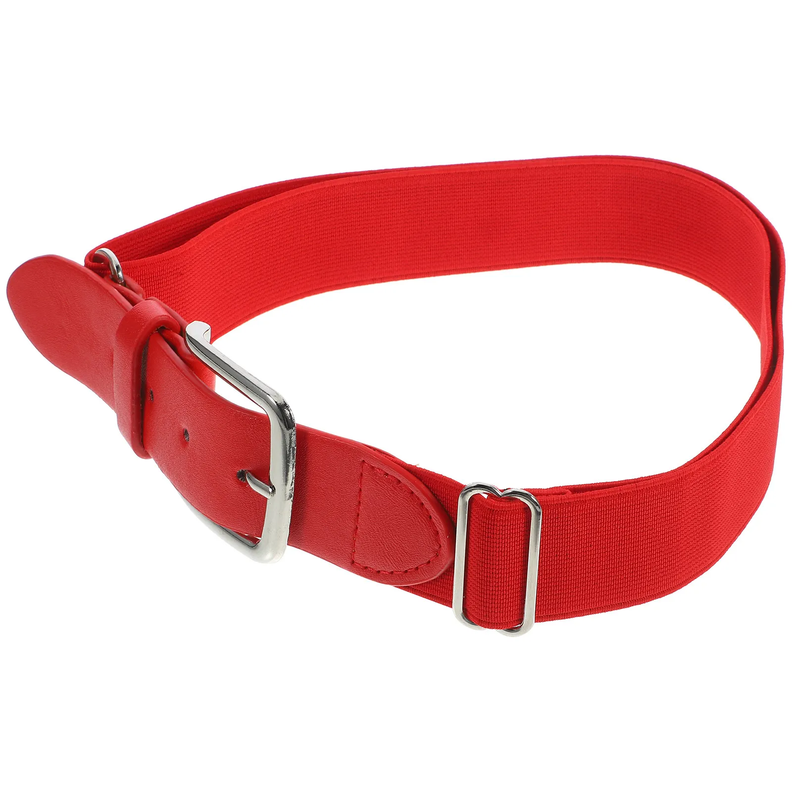 Baseball Belt Elastic Adjustable Waist Band Softballs Belt Sport Stretch PU Steel Material Outdoor Use