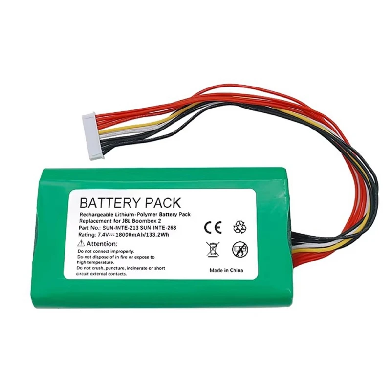 

SUN-INTE-213 SUN-INTE-268 18000mAh 7.4V Boombox2 Bluetooth Speaker Lithium Battery Pack