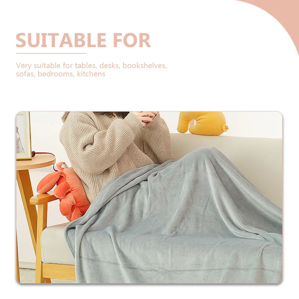 Crab Pillow Quilt Cartoon Animal Coral Fleece Blanket for Office Travel Dual Purpose Lovely Soft Foldable