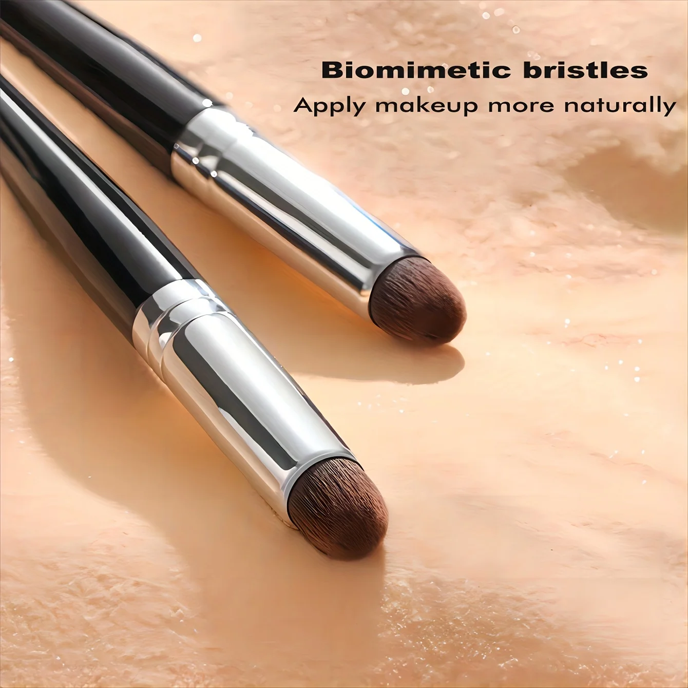 Soft Hair Bullet Head Concealer Brush round Lip Brush for Dark Circles & Acne Marks Natural Coverage Makeup Tool