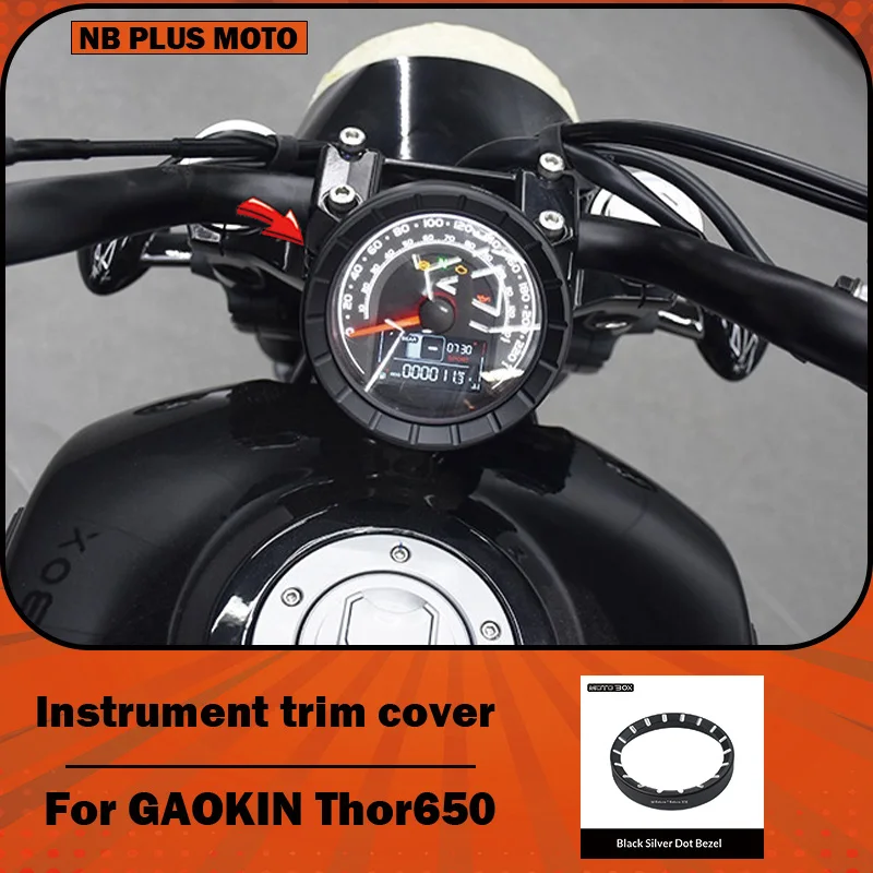 【Premium】For GAOKIN Thor650 Modified Instrument Panel Decoration Cover – Aluminum Alloy Frame Protective Shell, Specifically Des