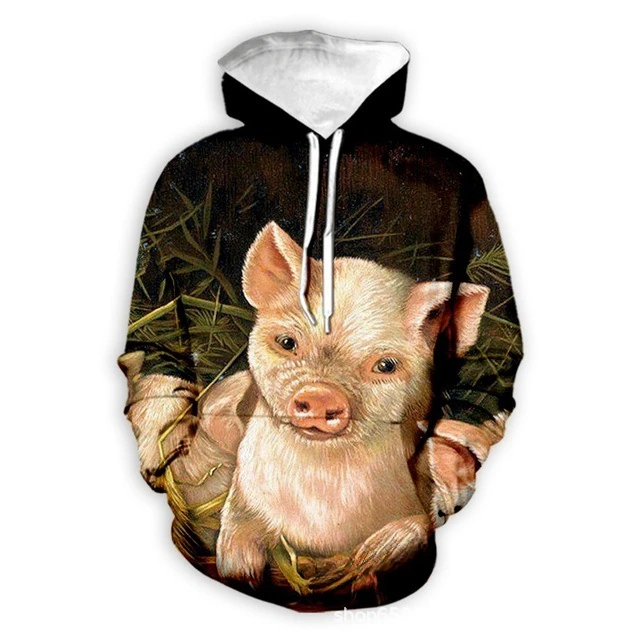Cute Pig 3D Print Fashion Hoodie Men Women Harajuku Long Sleeve Sweatshirts Hip Hop Tracksuits Cool Streetwear Pullovers S-7XL