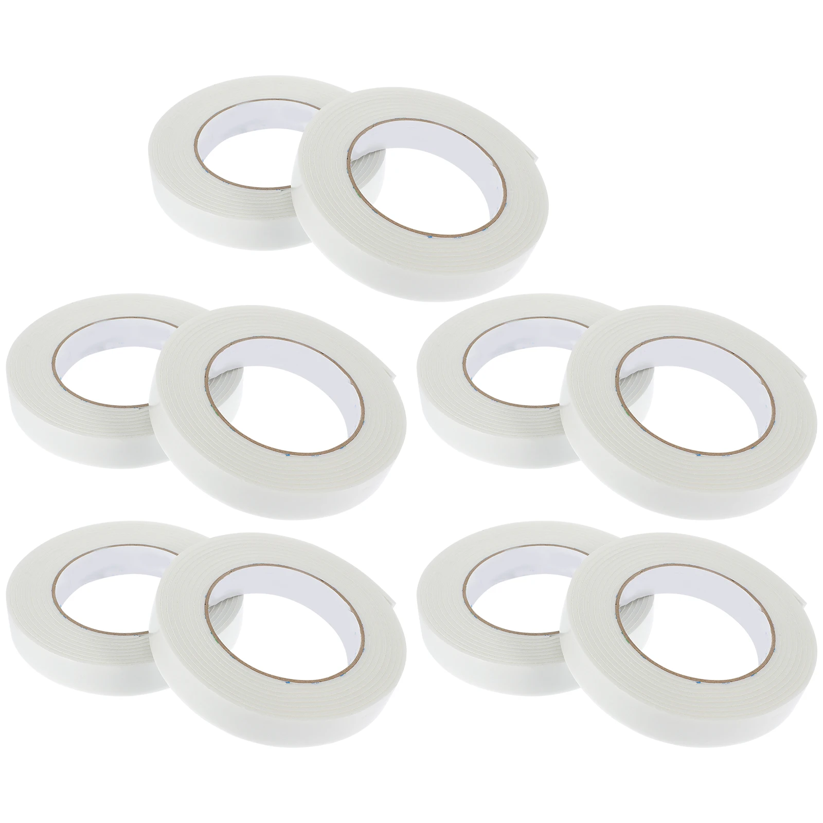 

10 Rolls 2cm x 3m Pre glued Edges Banding Tape for Furniture Fixing Strong Adhesive Cabinet Edging Strips Wood Balloon