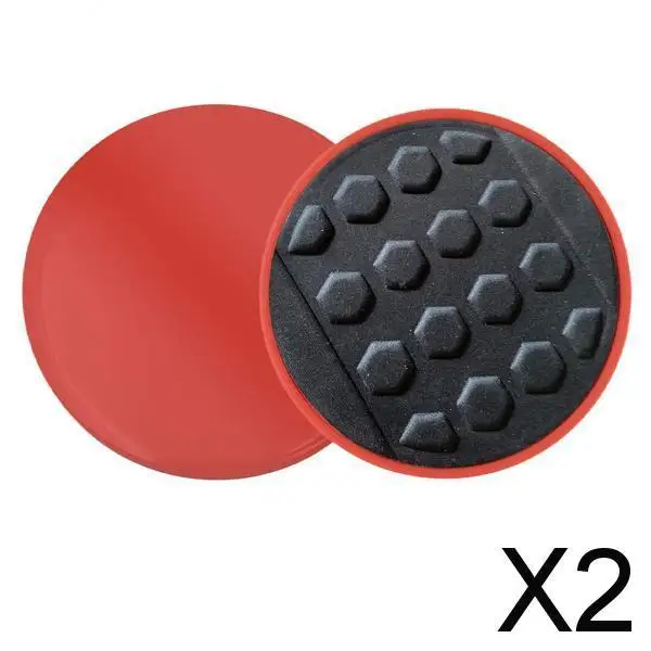 2x Exercise Core Sliders, Sided Exercise Gliding Discs Use on Hardwood Floors, Light And Portable,