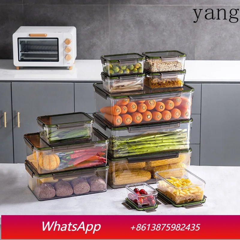 LMM Large Capacity Kimchi Jar Fresh-Keeping Box Pickling Box Bubble Claw Container