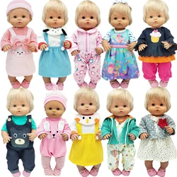 40cm Reborn Baby Doll Clothes 16 Inch Nenuco Clothes Rompers Doll Wears