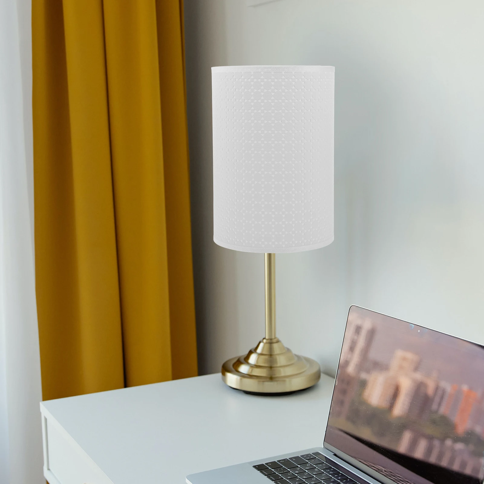 

Lampshade Home Decorative Light Shade Table Lamp Cover Desk Replacement Household Bedside Cozy Atmosphere Easy