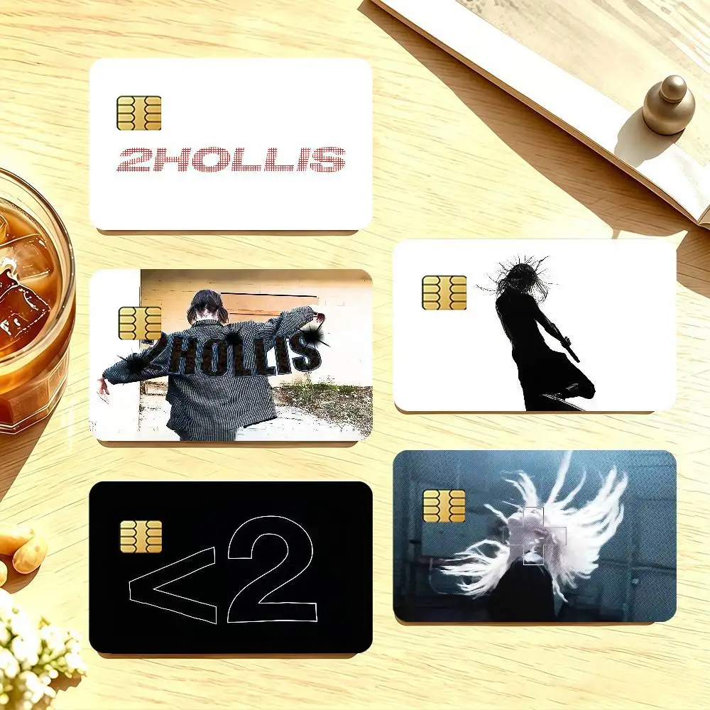 2hollis Cool Credit Card Public Transportation Cards Protective Sticker Waterproof Card Face Decoration 4PCS