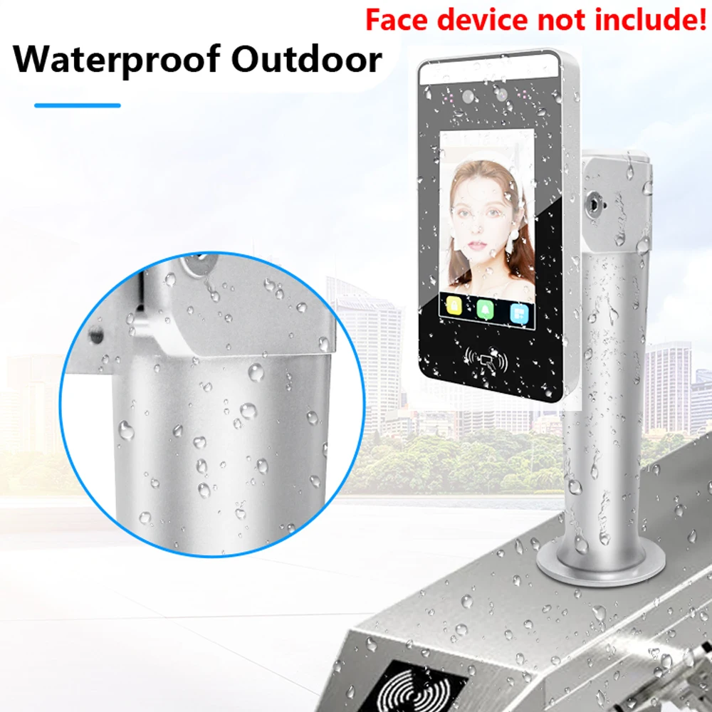 Aluminum Alloy Turnstile Face Recognition Device Stand Holder Mount Bracket 7Inch Temperature Measurement Access Control System