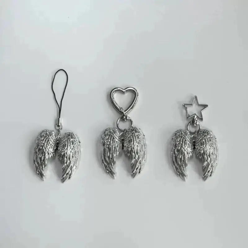 Bestseller 1 Stück Damen Flügel Auto-Anhänger Retro Metall-Textur Engelsflügel Schlüsselanhänger Taschenaccessoire Schmuck Freundschaftsgeschenke