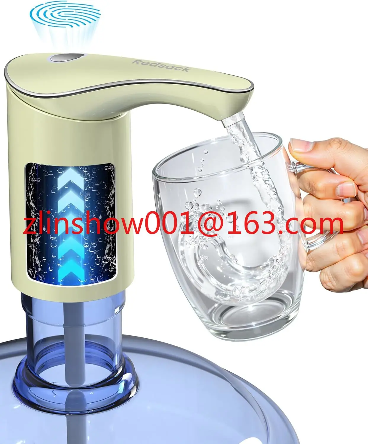 Upgrade to high traffic Electric Water Bottle Dispenser for 3-5 Gallon Jug, Automatic USB-C Water Jug Dispenser,