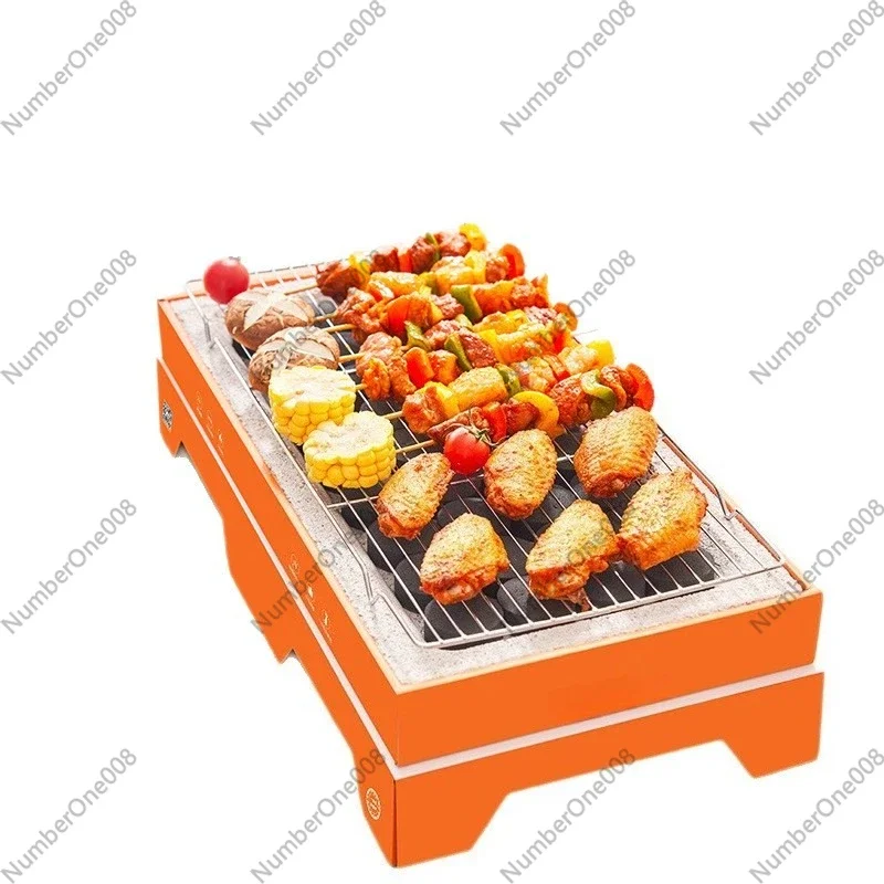 Charcoal Grill， Disposable Portable BBQ Grill for Outdoor Camping， Picnic