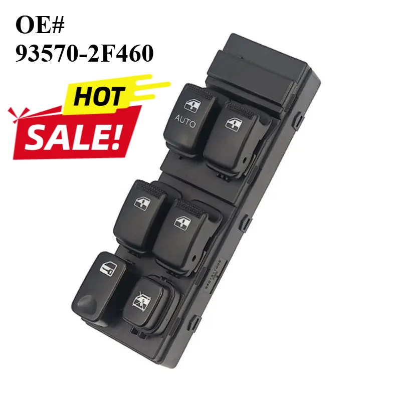Control Switch Assembly Car Window Glass Lifter 93570-2F460 For Kia Cerato 2003-2009(16 Pins)