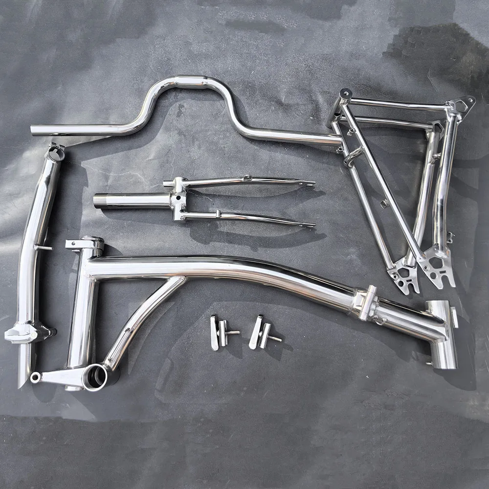 Titanium Alloy Folding Bike Frameset for Brompton P Line