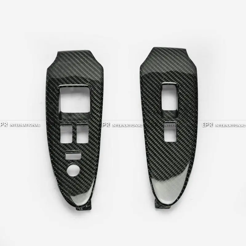 

For Nissan Z34 dedicated 370Z interior modification, carbon fiber window adjustment cover panel cover installation parts