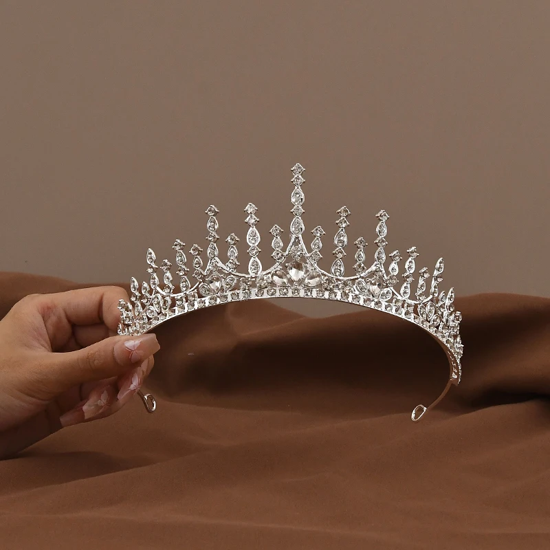 Baroque Vintage Luxury Crown Wedding Headwear For Girl Women\'s Birthday Party  Princess Children\'s Hair Jewelry Accessories