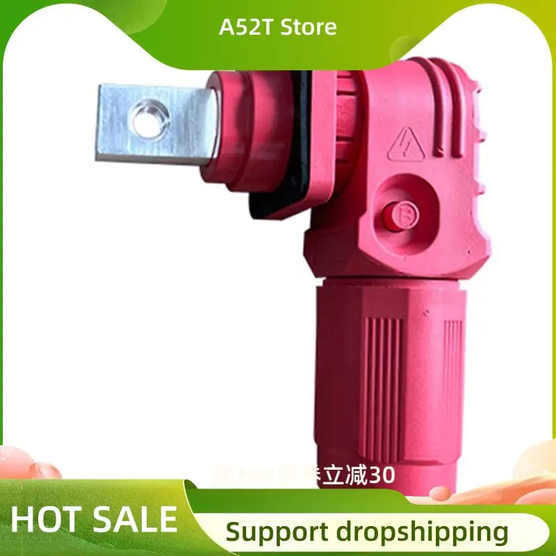 A52T 350A Plug Terminal DC 1000V Battery Energy Storage Connector Quick Plug Waterproof IP67 Single Core Elbow Connector