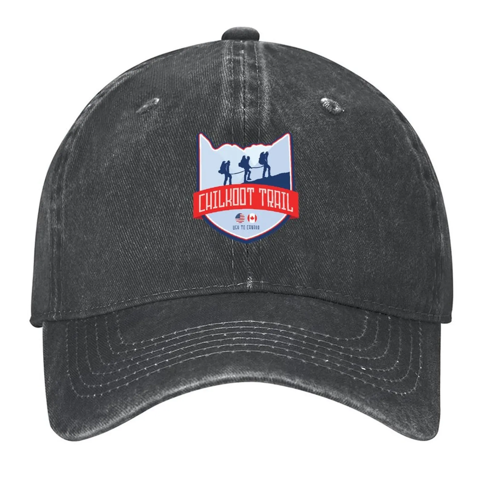 

Chilkoot Trail - USA to Canada Baseball Cap New In The Hat Luxury Brand Golf Hat Man Thermal Visor Man Women's