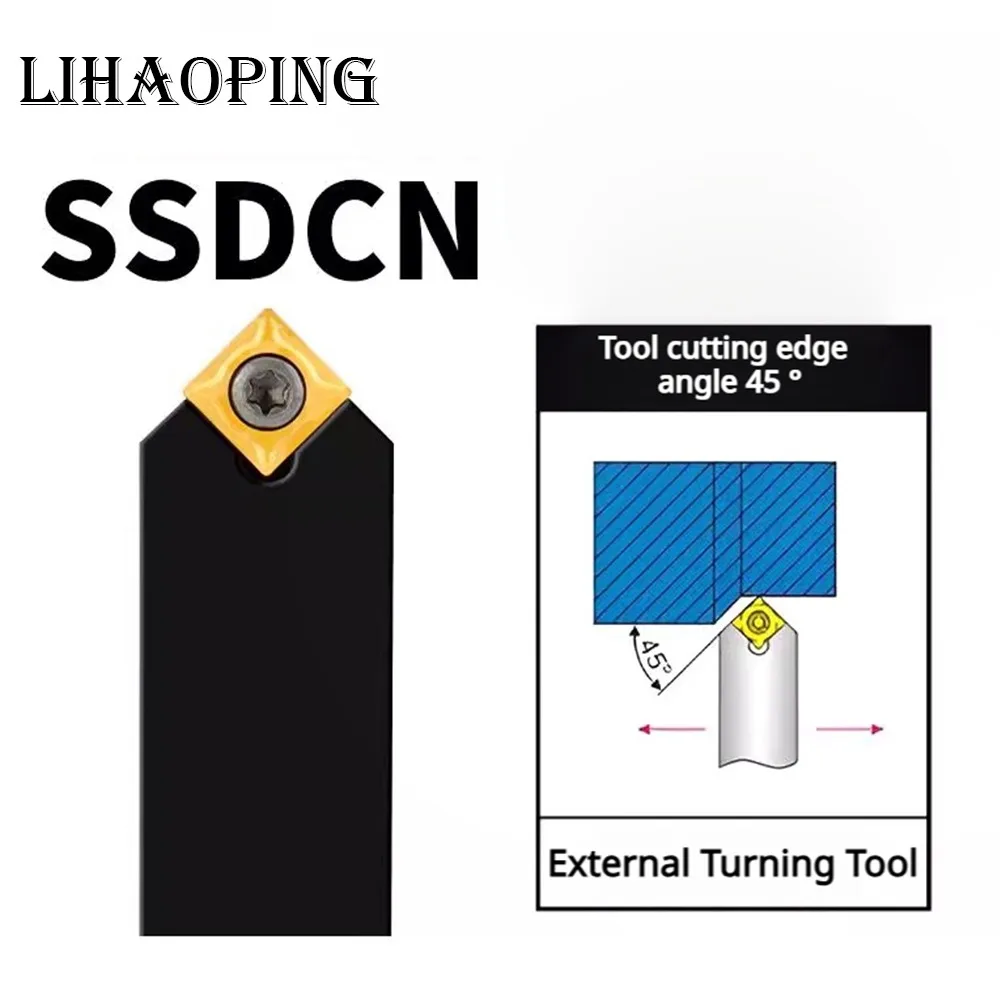 

LIHAOPING SSDCN Внешний держатель инструментов SSDCN1010H09 SSDCN1212H09 SSDCN1616H09 SSDCN2020K09 SSDCN2525M09 SSDCN2020K12 SSDCN2525M12