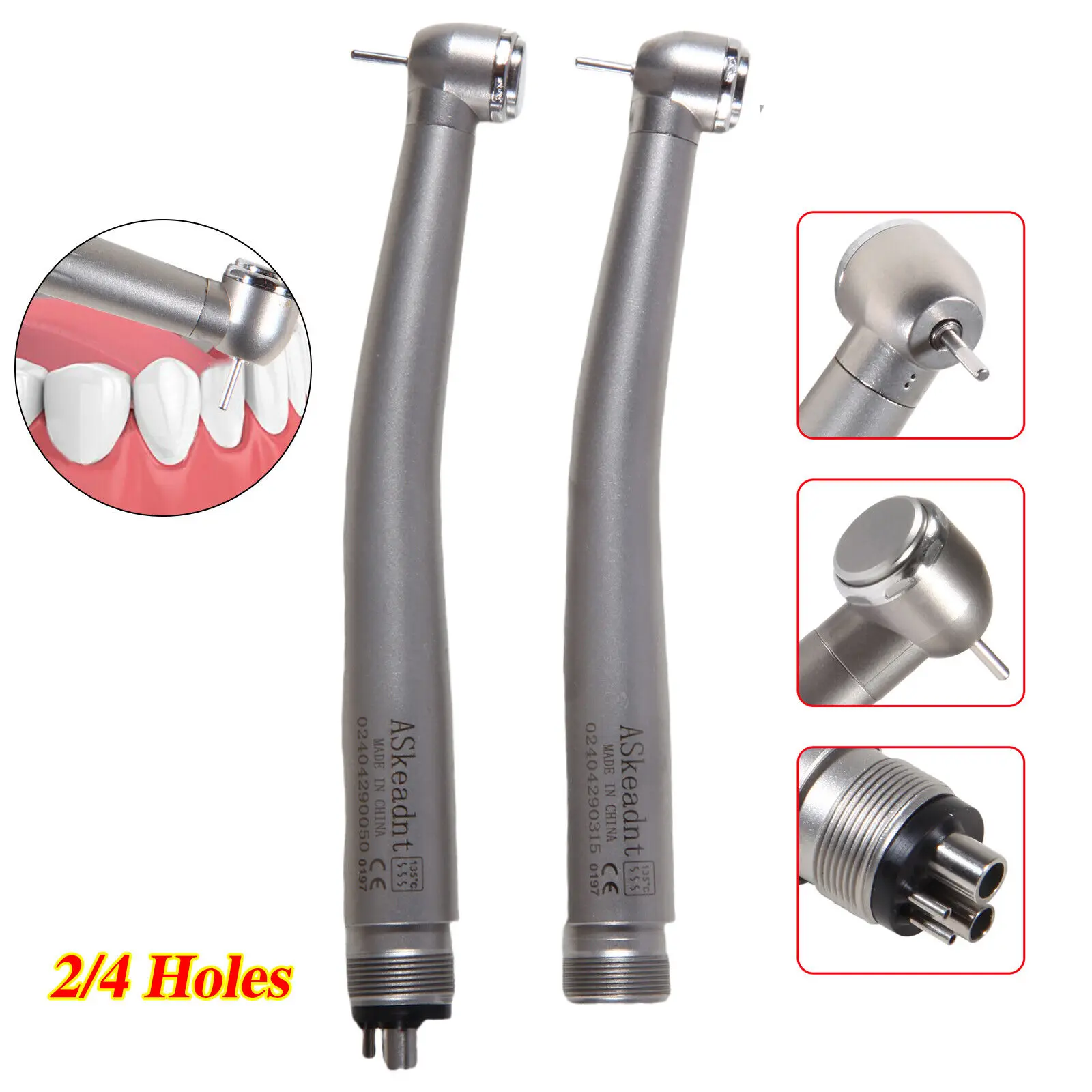 NSK Pana Max Style Dental High Speed Handpiece 2Holes /4Holes Large Head Push Button Turbine