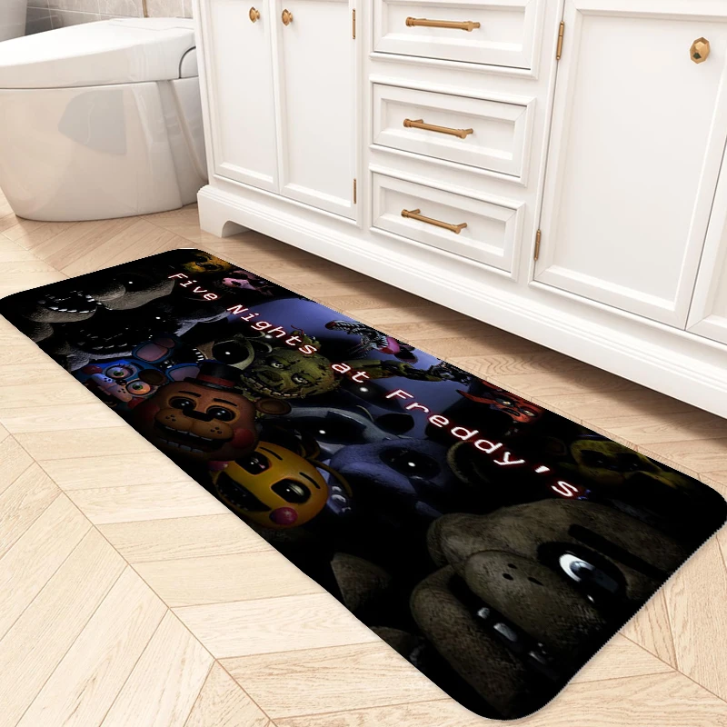 Bath Foot Mat Non-slip D-Five D-Nights at D-Freddy´s Corridor Carpet for Kitchen Entrance Door Doormat Bedroom Living Room Rug