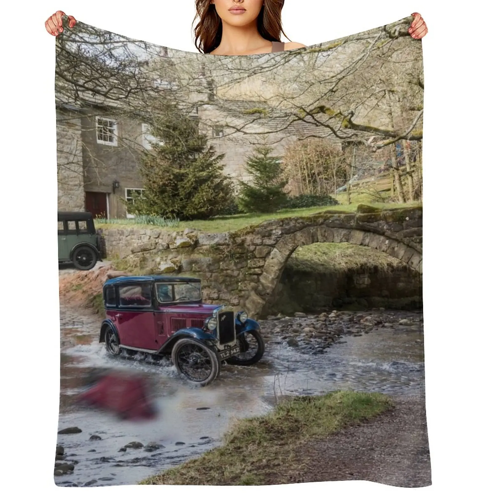 

Yorkshire vet Throw Blanket Luxury Brand Comforter Hair Decorative Beds Blankets