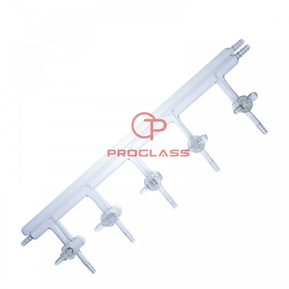 Manifold,Vacuum/Inert Gas,high vacuum glass stopcocks