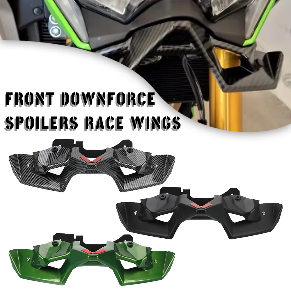 

Z 900 Motorcycle Accessorie Front Spoiler Winglet Aerodynamic Wing Kit Spoiler For Kawasaki Z900 ABS SE Performance 2020-2024
