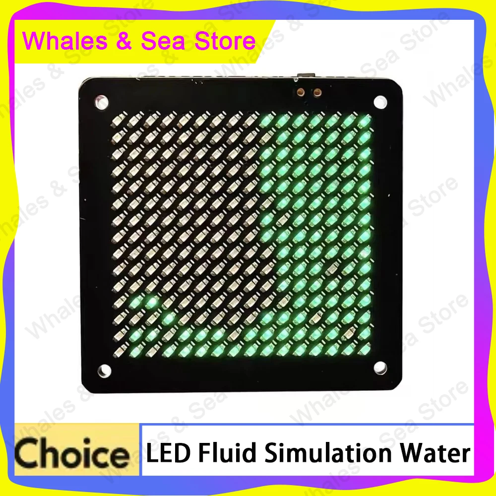 

LED Fluid Simulation Water Flow Shaking e-sports desktop decoration Luminous Ornaments Atmosphere Decoration