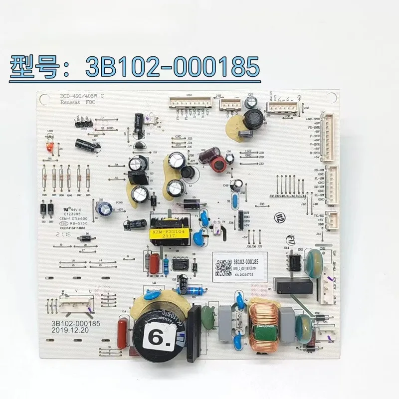 Apply to refrigerator BCD-398WBPZ50 computer board 3 B102-000185 circuit 409 F5-U motherboard