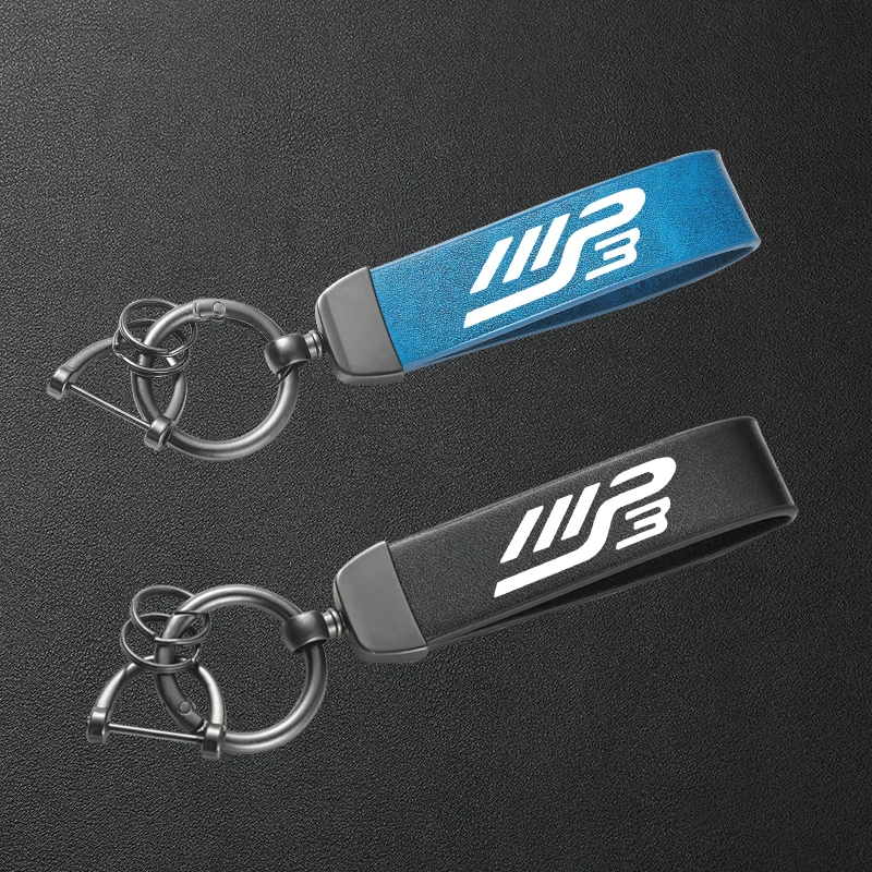 لبياجيو MP3300 MP3500 MP3 250 300 500 HPE سكوتر رياضي اكسسوارات عالية الجودة الجلود دراجة نارية حامل سلسلة مفاتيح كيرينغ #1