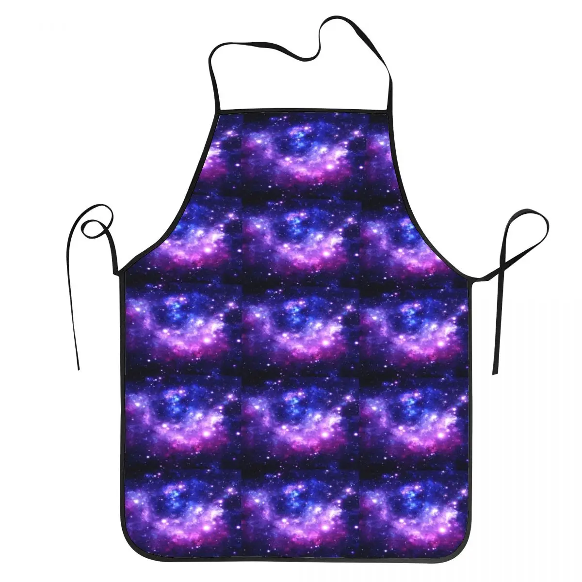 Purple Blue Galaxy Nebula Apron Chef Cooking Tablier Waterproof Bib Kitchen Cleaning Pinafore for Women Men Painting