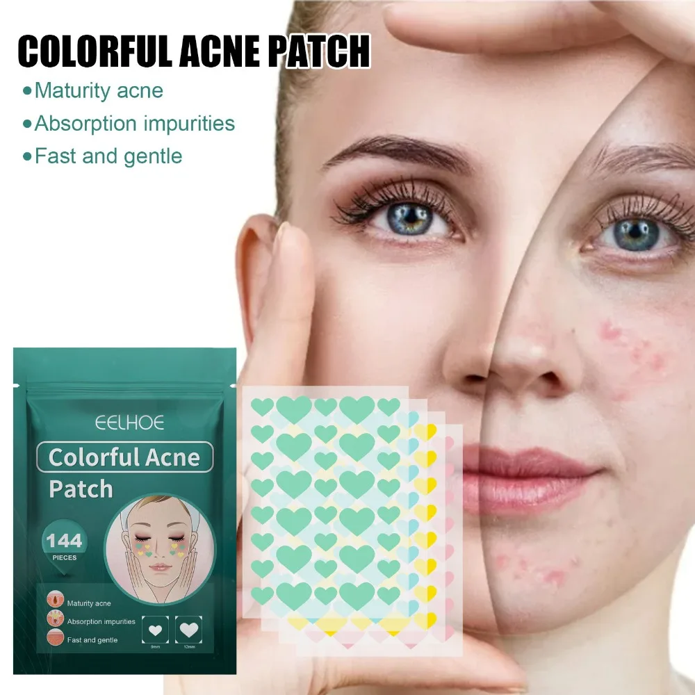 Eelhoe Love Heart Acne Patch Gentle Cleansing Acnecare Fade Facial Acne Spots Facial Cleansing Care