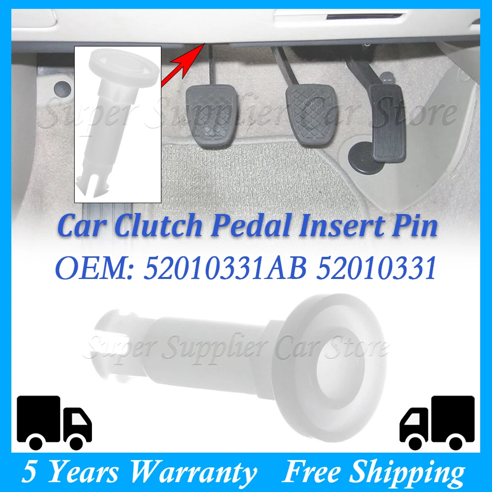 

1 шт. передняя автомобильная вставка педали сцепления для Ram 1500 2500 3500 2003-2018 Ram 4500 5500 2008-2018 52010331AC 52010331AB 52010331