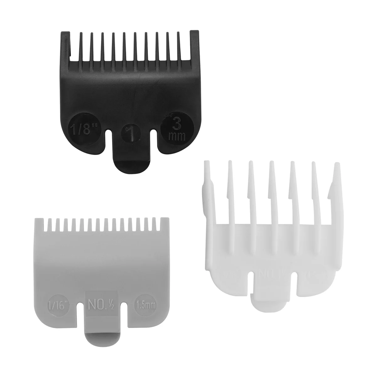 3 Stuks Universele Tondeuse Limiet Kam Limiet Kam Haircut Tools Elektrische Clipper Remklauw 1.5Mm/3Mm/4.5Mm