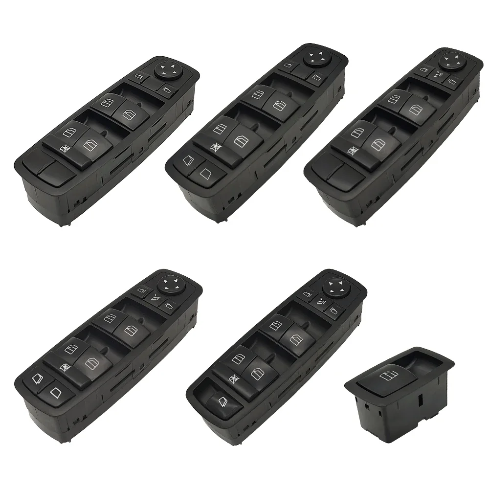 For Benz W164 W251 Car Electric Power Master Window Switch Replacement For Mercedes ML GL R Class R300 GL350 ML400 GL450 GL550 6