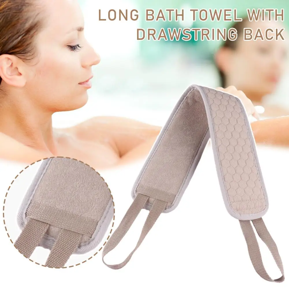

Exfoliating Washcloth Back Scrubber For Shower For Adult Silver-ion Multi-Function Foam Bath Towel Ultra-Long Exfoliating T L5P7