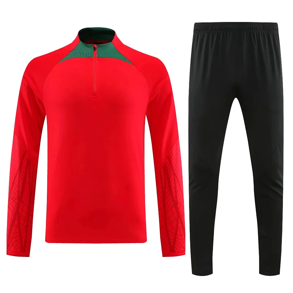 2026 New Season Men Children Football Jersey Training Tracksuit Autumn Winter 2 Piece Long Sleeve Jacket Pants Soccer Uniform