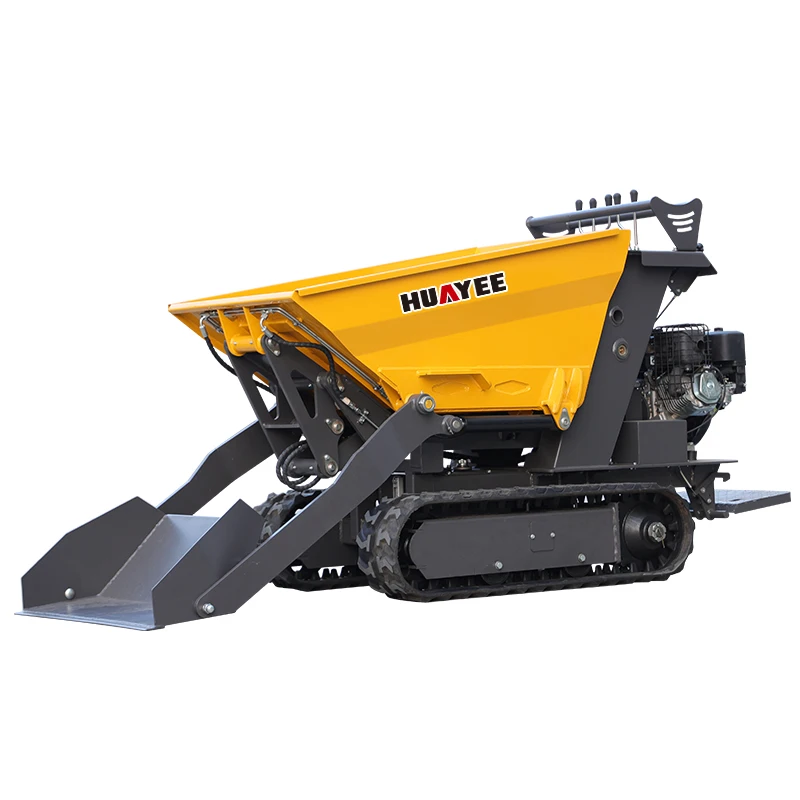 China Factory YG 500kg Mini Diesel Dumper Small Tracked Dumper For Garden Farm Construction